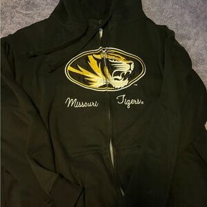 Missouri tigers zip up jacket